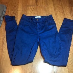 4/$50 Bright blue high rise jeans